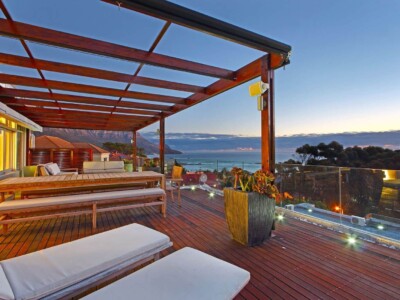 Terrace with Views -Glen Sunset Villa - Camps Bay